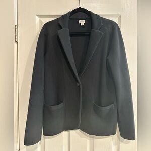 J Crew sweater blazer, black, size small, NWOT